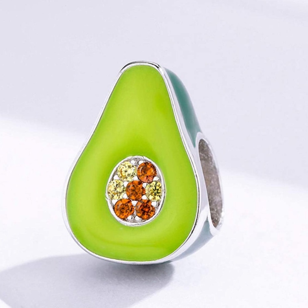 Avocado Charm 925 Silver